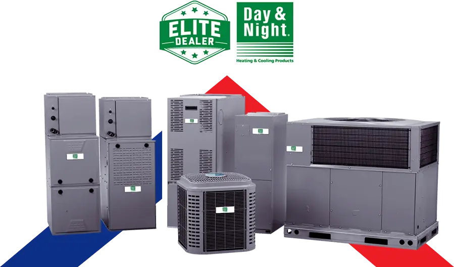 Collection of Day and Night heating and cooling equipment from an Elite Dealer.